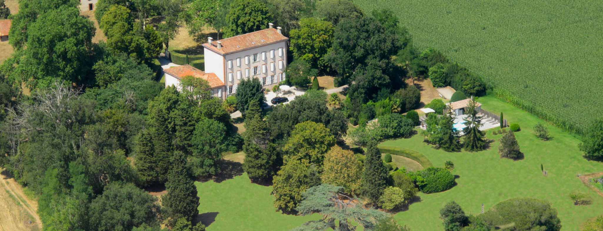 Domaine du Pégulier Luchtfoto